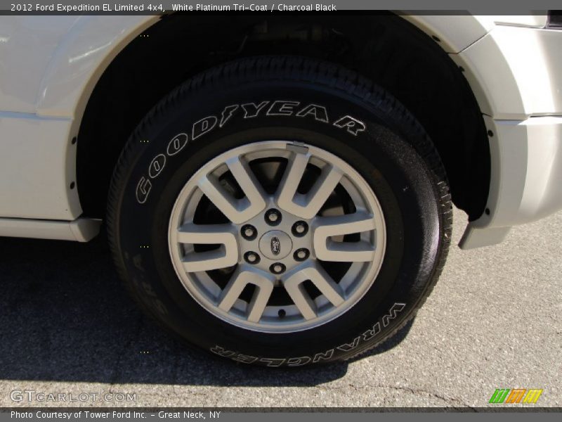 White Platinum Tri-Coat / Charcoal Black 2012 Ford Expedition EL Limited 4x4