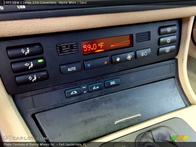 Alpine White / Sand 2001 BMW 3 Series 330i Convertible