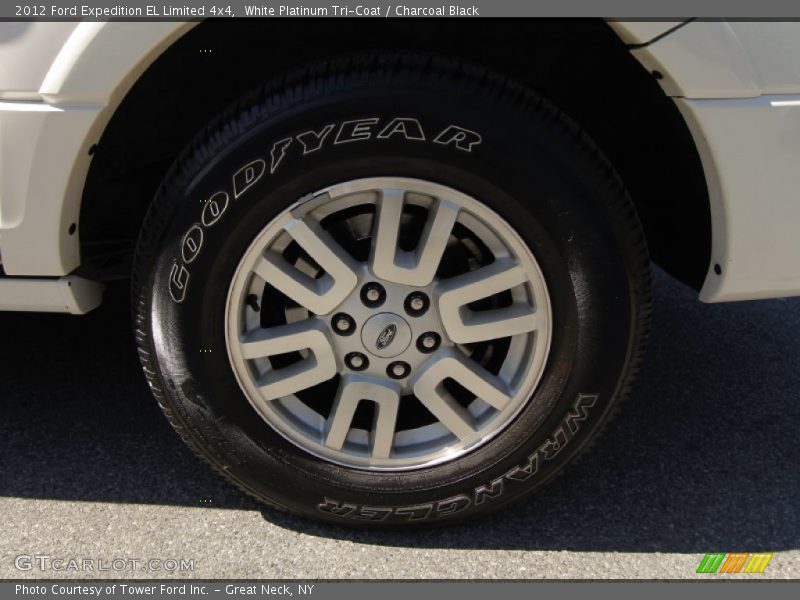 White Platinum Tri-Coat / Charcoal Black 2012 Ford Expedition EL Limited 4x4