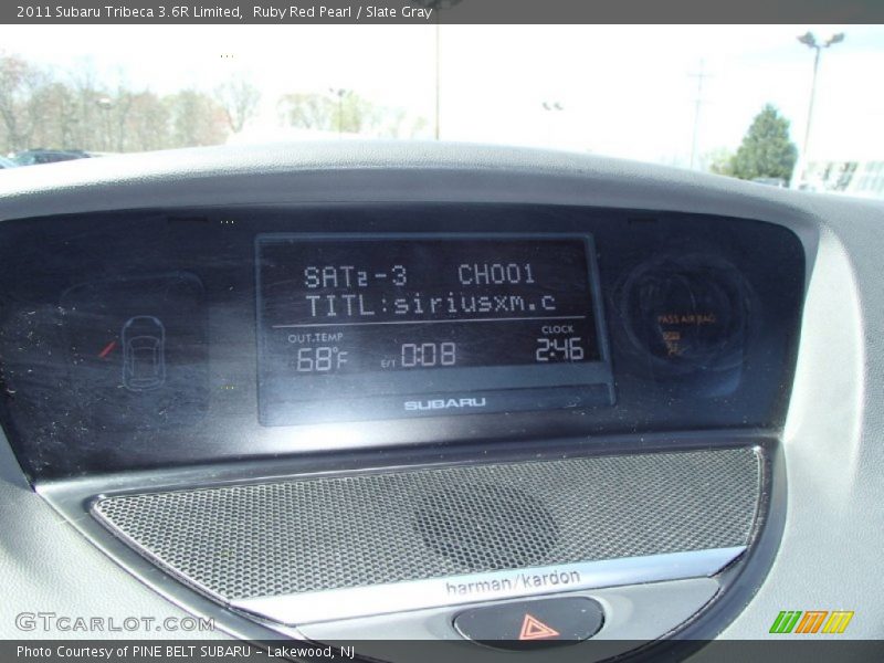 Ruby Red Pearl / Slate Gray 2011 Subaru Tribeca 3.6R Limited