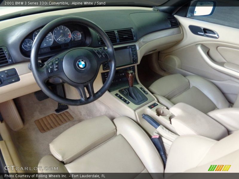  2001 3 Series 330i Convertible Sand Interior