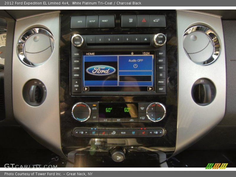 White Platinum Tri-Coat / Charcoal Black 2012 Ford Expedition EL Limited 4x4