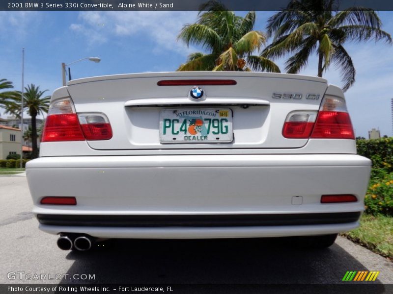 Alpine White / Sand 2001 BMW 3 Series 330i Convertible