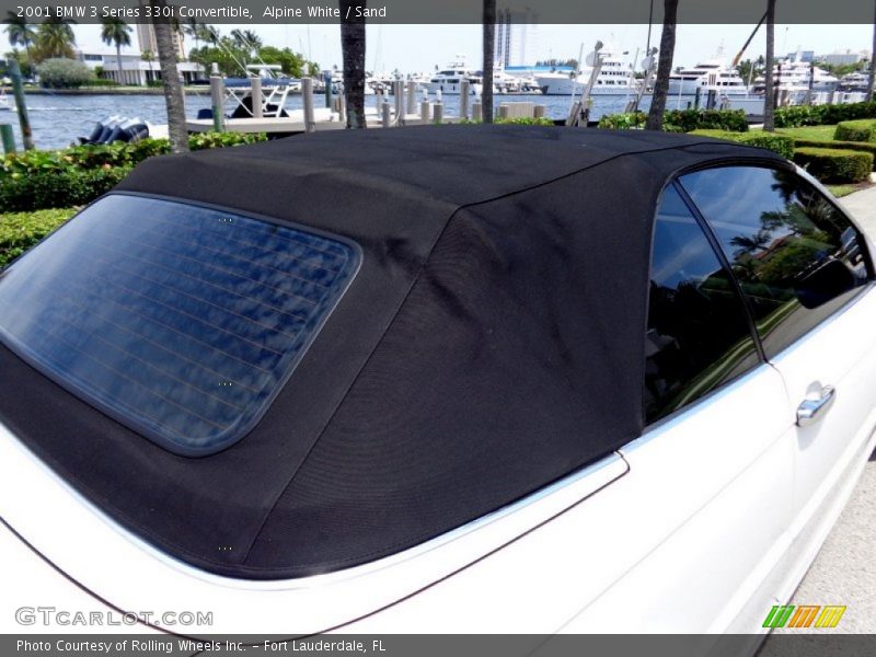 Alpine White / Sand 2001 BMW 3 Series 330i Convertible