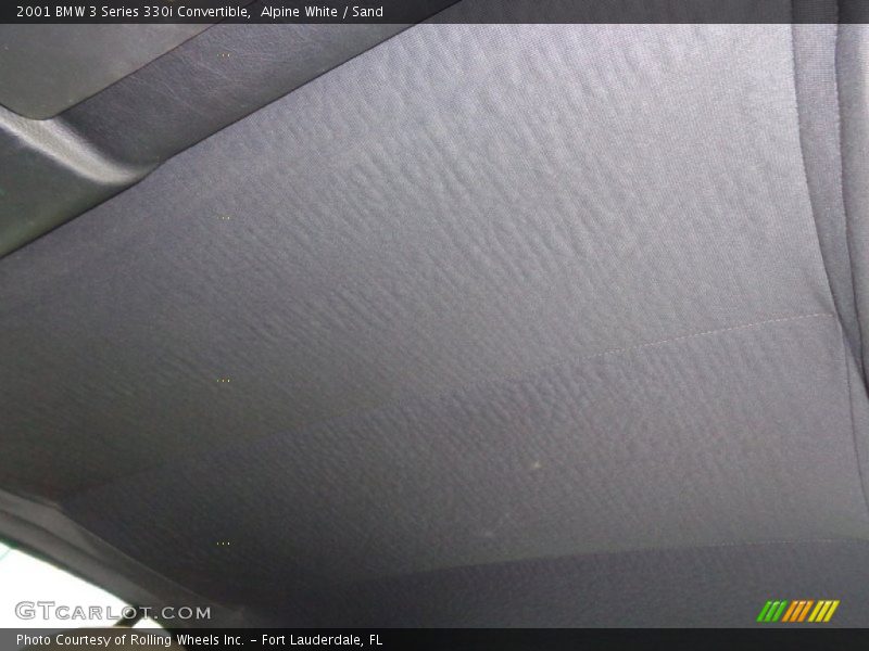 Alpine White / Sand 2001 BMW 3 Series 330i Convertible