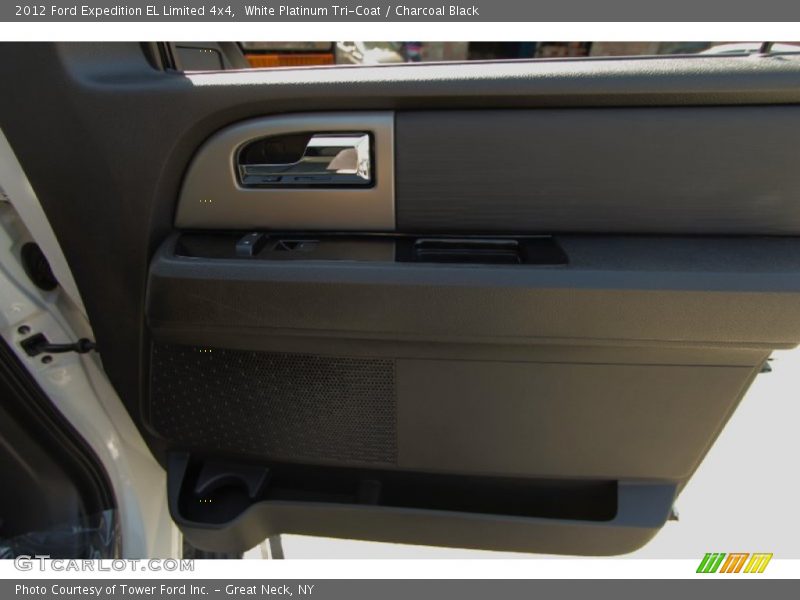 White Platinum Tri-Coat / Charcoal Black 2012 Ford Expedition EL Limited 4x4