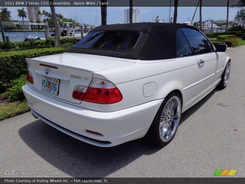 Alpine White / Sand 2001 BMW 3 Series 330i Convertible