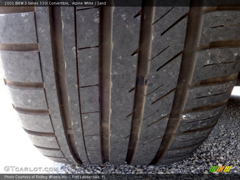Alpine White / Sand 2001 BMW 3 Series 330i Convertible
