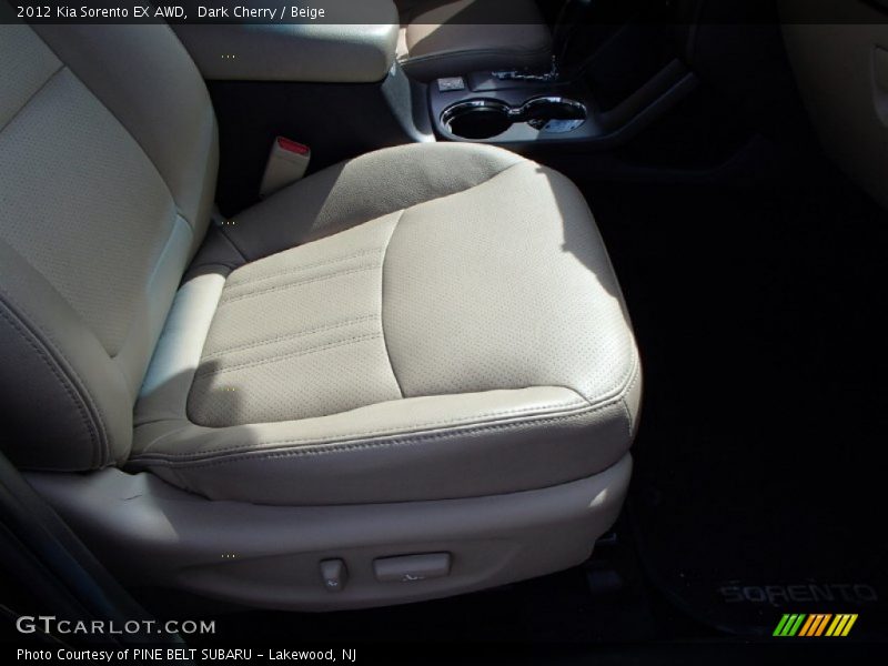 Dark Cherry / Beige 2012 Kia Sorento EX AWD