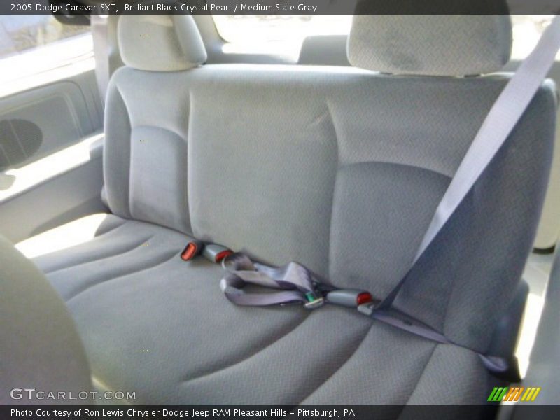 Brilliant Black Crystal Pearl / Medium Slate Gray 2005 Dodge Caravan SXT