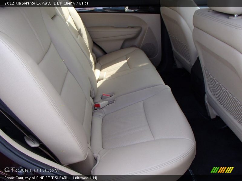 Dark Cherry / Beige 2012 Kia Sorento EX AWD