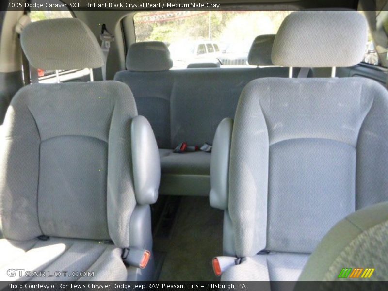 Brilliant Black Crystal Pearl / Medium Slate Gray 2005 Dodge Caravan SXT