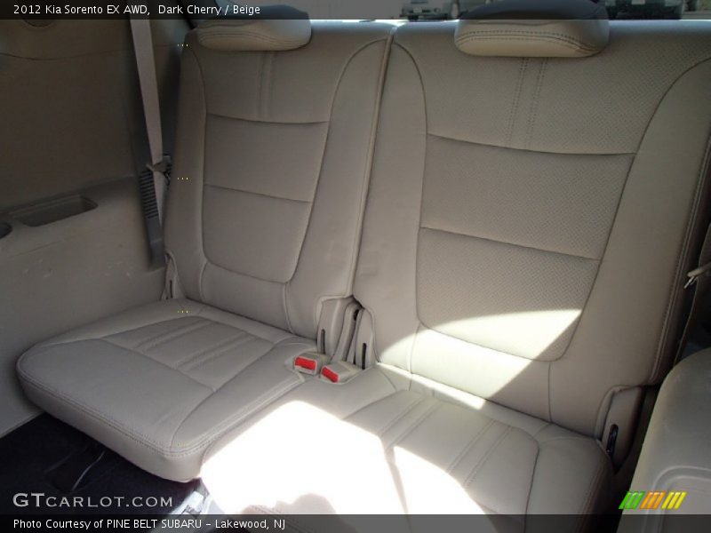 Dark Cherry / Beige 2012 Kia Sorento EX AWD