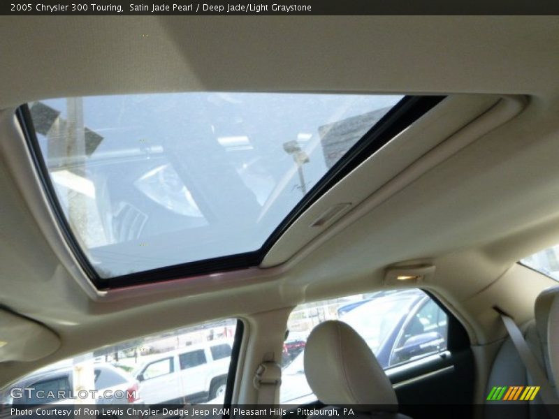 Satin Jade Pearl / Deep Jade/Light Graystone 2005 Chrysler 300 Touring