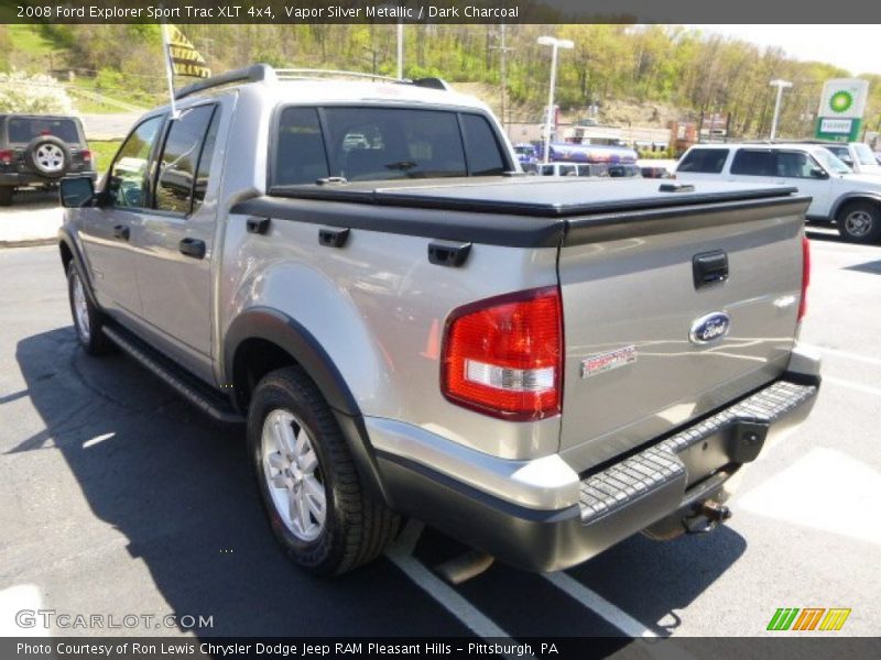 Vapor Silver Metallic / Dark Charcoal 2008 Ford Explorer Sport Trac XLT 4x4