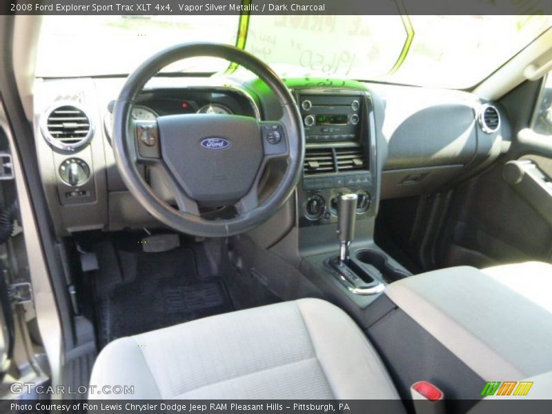 Vapor Silver Metallic / Dark Charcoal 2008 Ford Explorer Sport Trac XLT 4x4