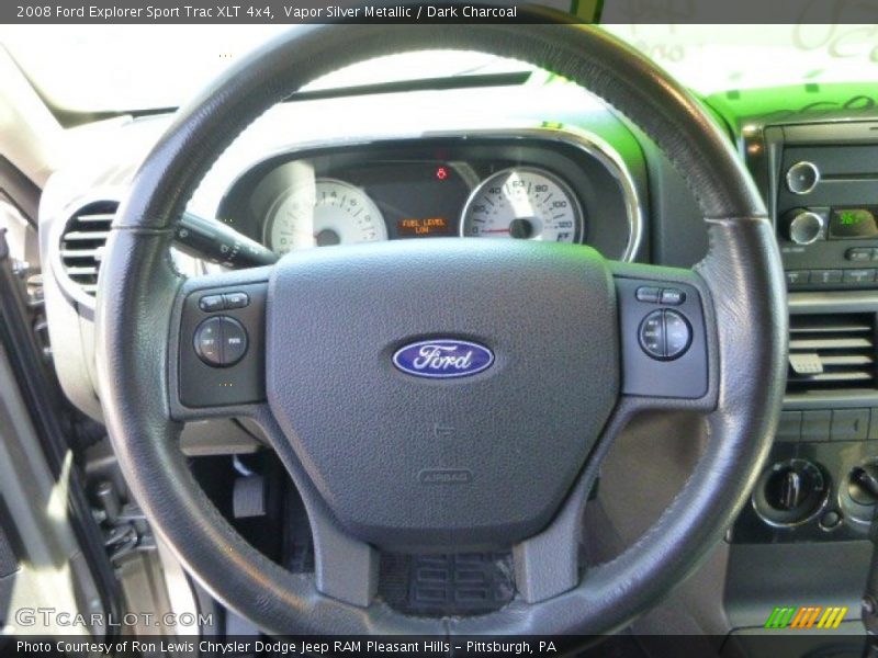 Vapor Silver Metallic / Dark Charcoal 2008 Ford Explorer Sport Trac XLT 4x4
