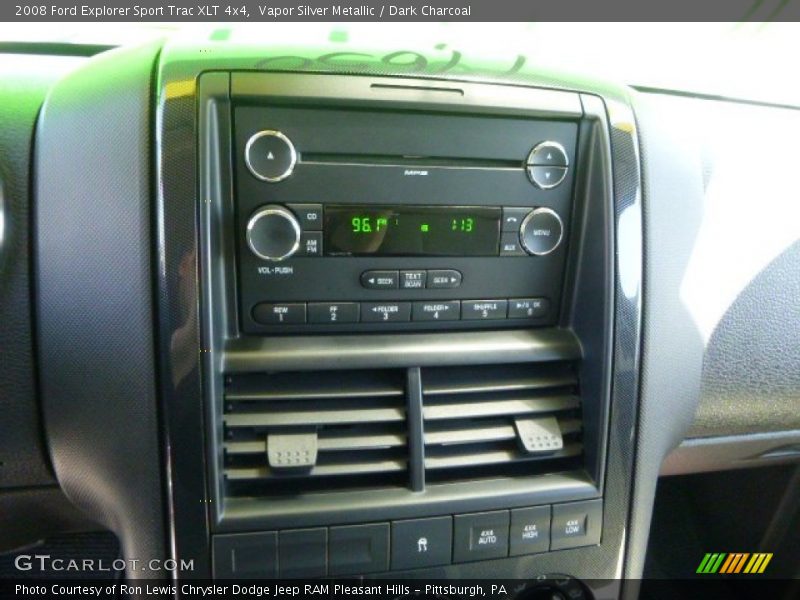 Vapor Silver Metallic / Dark Charcoal 2008 Ford Explorer Sport Trac XLT 4x4