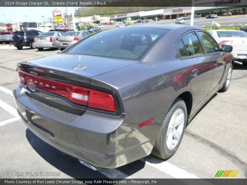 Granite Crystal Metallic / Black 2014 Dodge Charger SE