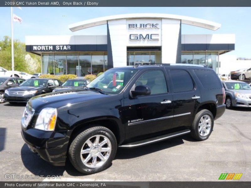 Onyx Black / Ebony 2009 GMC Yukon Denali AWD