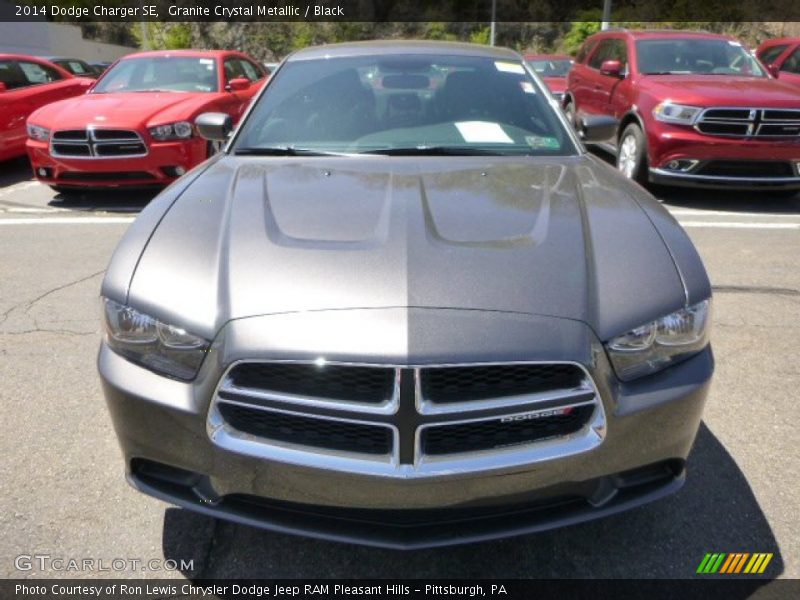 Granite Crystal Metallic / Black 2014 Dodge Charger SE