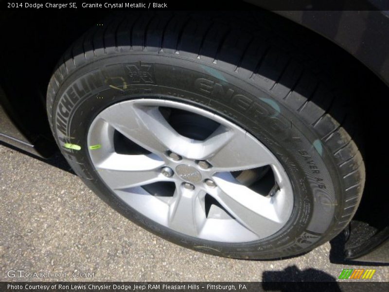 Granite Crystal Metallic / Black 2014 Dodge Charger SE