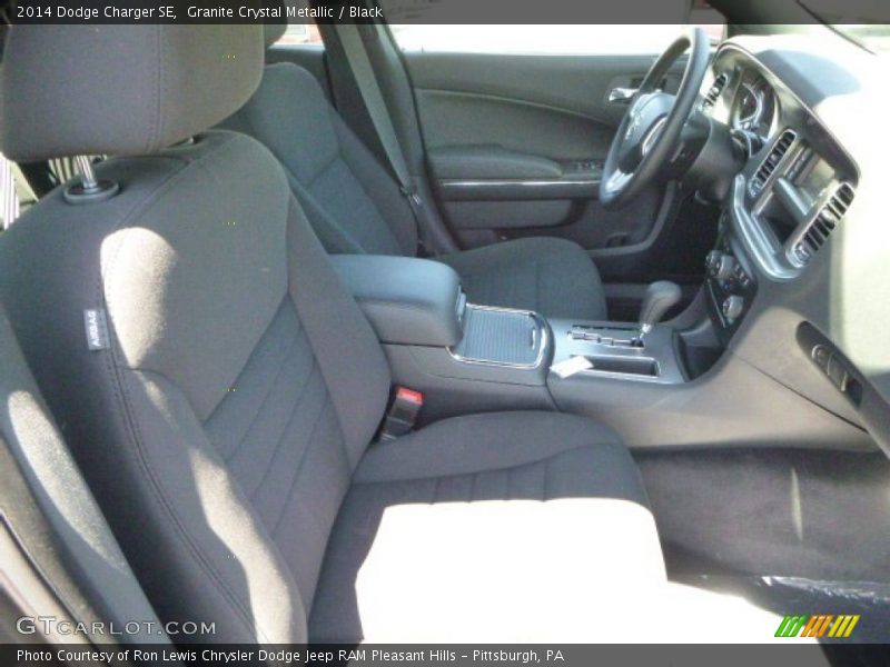 Granite Crystal Metallic / Black 2014 Dodge Charger SE