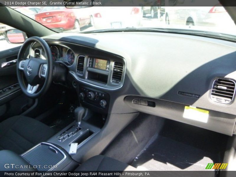 Granite Crystal Metallic / Black 2014 Dodge Charger SE
