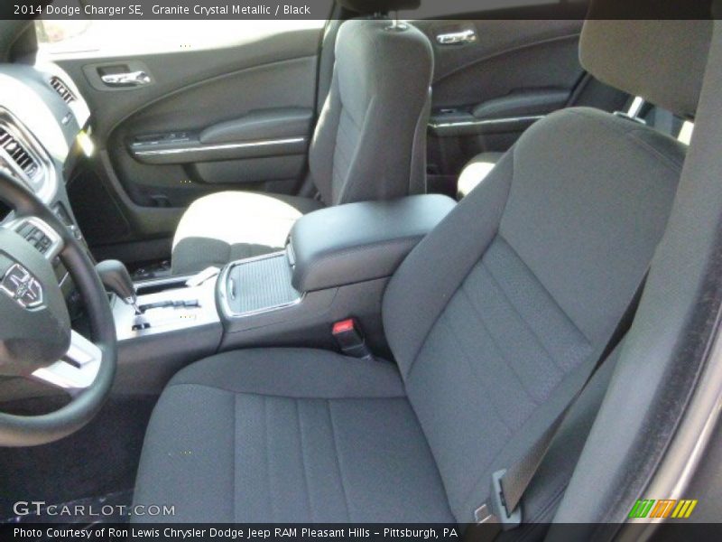 Granite Crystal Metallic / Black 2014 Dodge Charger SE
