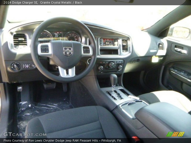 Granite Crystal Metallic / Black 2014 Dodge Charger SE