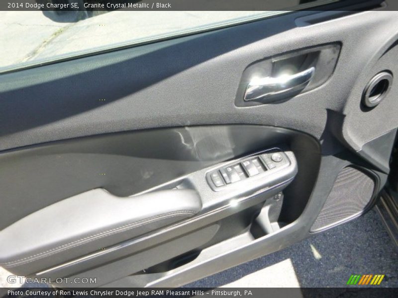 Granite Crystal Metallic / Black 2014 Dodge Charger SE