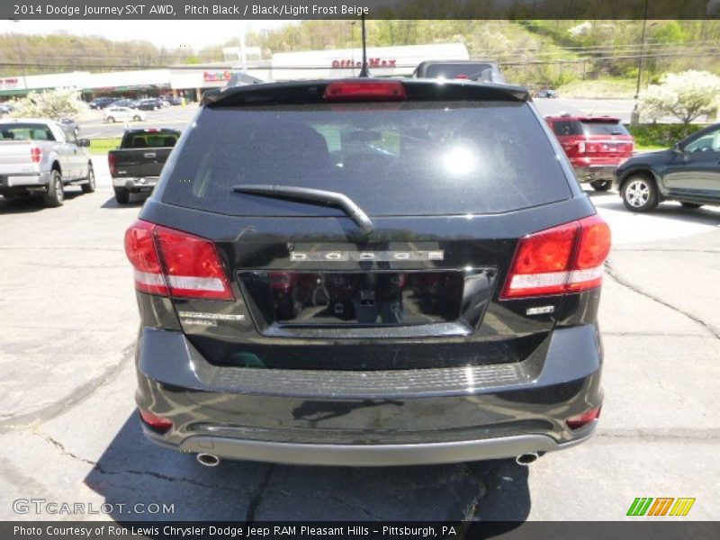 Pitch Black / Black/Light Frost Beige 2014 Dodge Journey SXT AWD