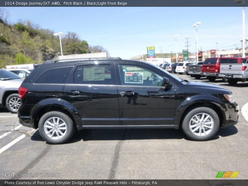 Pitch Black / Black/Light Frost Beige 2014 Dodge Journey SXT AWD