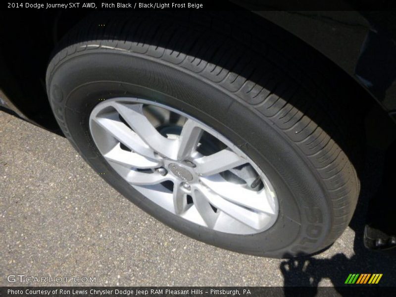 Pitch Black / Black/Light Frost Beige 2014 Dodge Journey SXT AWD