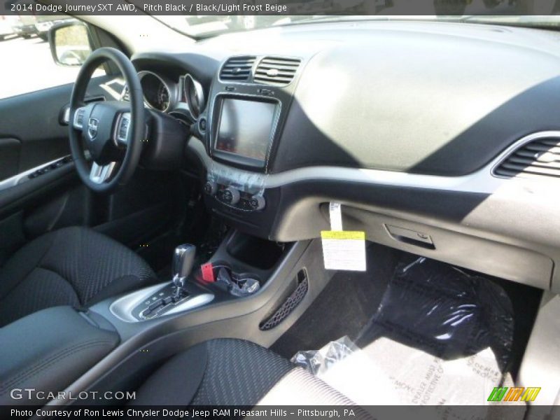 Pitch Black / Black/Light Frost Beige 2014 Dodge Journey SXT AWD
