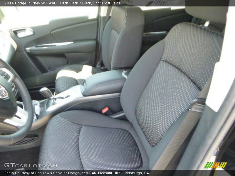 Pitch Black / Black/Light Frost Beige 2014 Dodge Journey SXT AWD