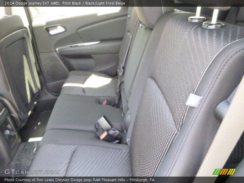 Pitch Black / Black/Light Frost Beige 2014 Dodge Journey SXT AWD