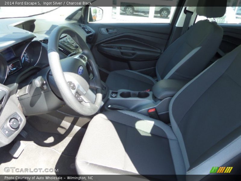 Ingot Silver / Charcoal Black 2014 Ford Escape S
