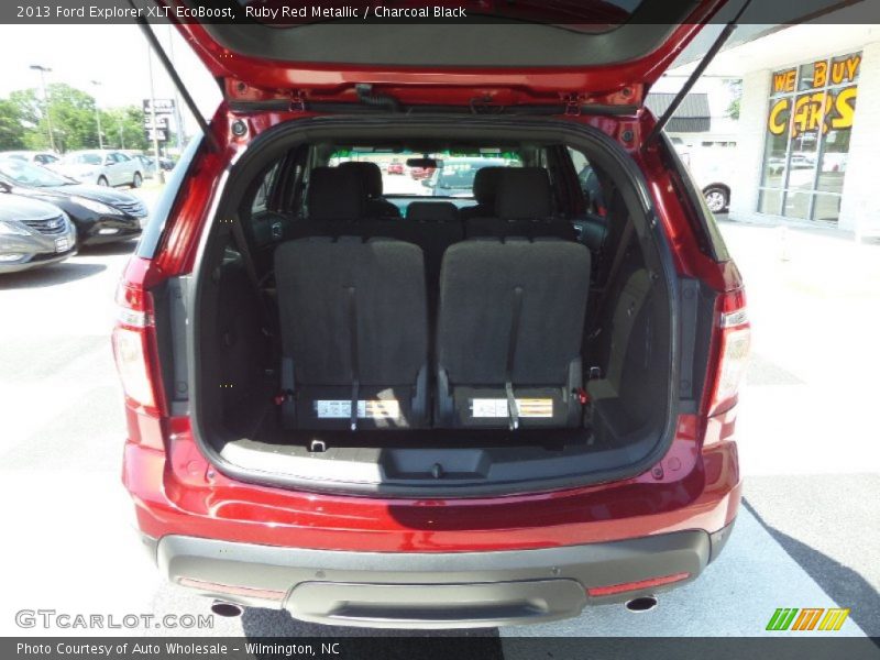 Ruby Red Metallic / Charcoal Black 2013 Ford Explorer XLT EcoBoost