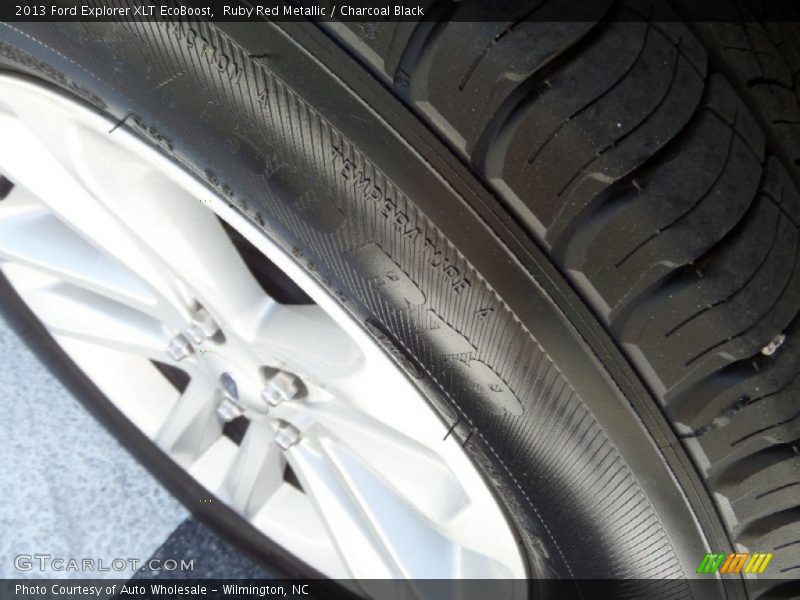 Ruby Red Metallic / Charcoal Black 2013 Ford Explorer XLT EcoBoost