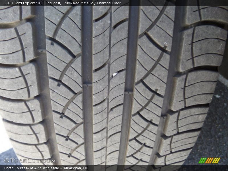 Ruby Red Metallic / Charcoal Black 2013 Ford Explorer XLT EcoBoost