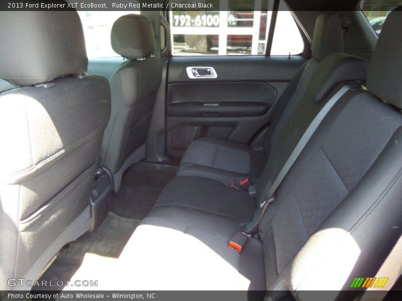Ruby Red Metallic / Charcoal Black 2013 Ford Explorer XLT EcoBoost