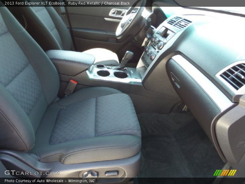 Ruby Red Metallic / Charcoal Black 2013 Ford Explorer XLT EcoBoost