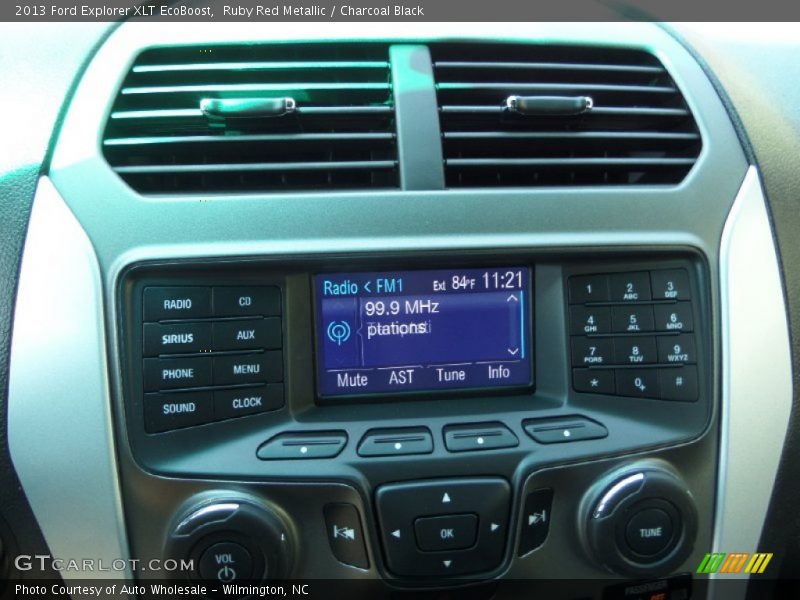 Ruby Red Metallic / Charcoal Black 2013 Ford Explorer XLT EcoBoost