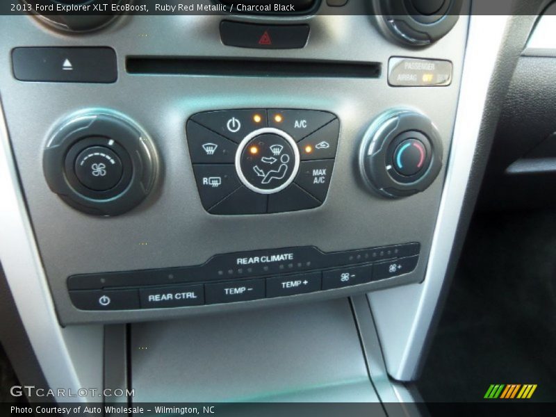 Ruby Red Metallic / Charcoal Black 2013 Ford Explorer XLT EcoBoost
