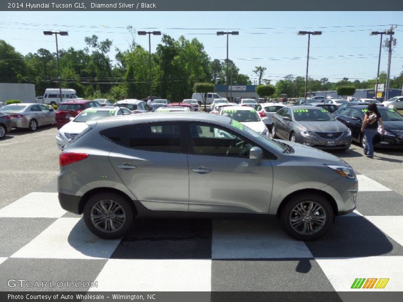 Diamond Silver / Black 2014 Hyundai Tucson GLS