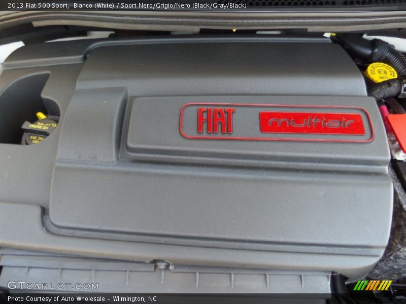 Bianco (White) / Sport Nero/Grigio/Nero (Black/Gray/Black) 2013 Fiat 500 Sport