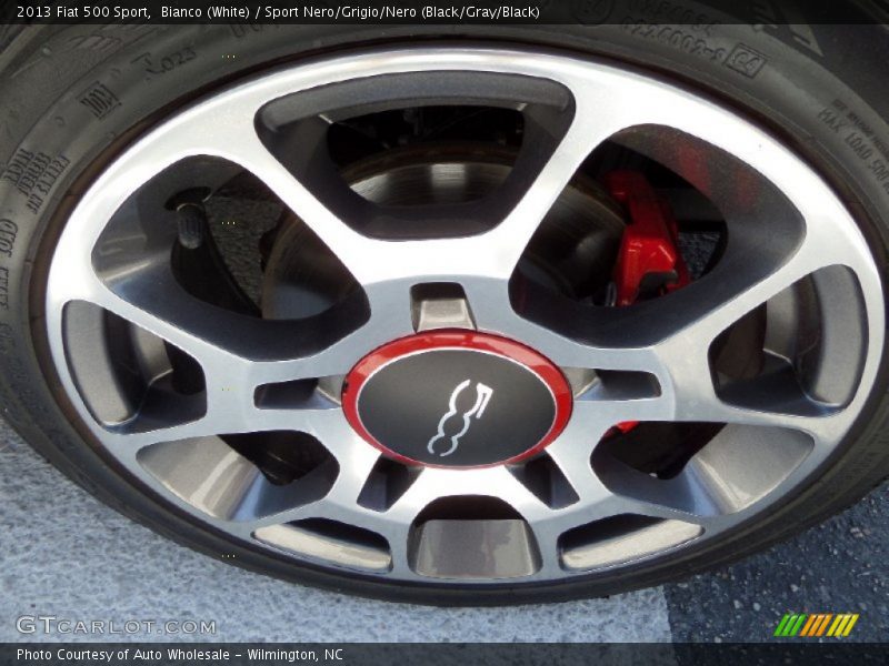 Bianco (White) / Sport Nero/Grigio/Nero (Black/Gray/Black) 2013 Fiat 500 Sport