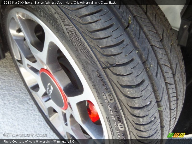 Bianco (White) / Sport Nero/Grigio/Nero (Black/Gray/Black) 2013 Fiat 500 Sport
