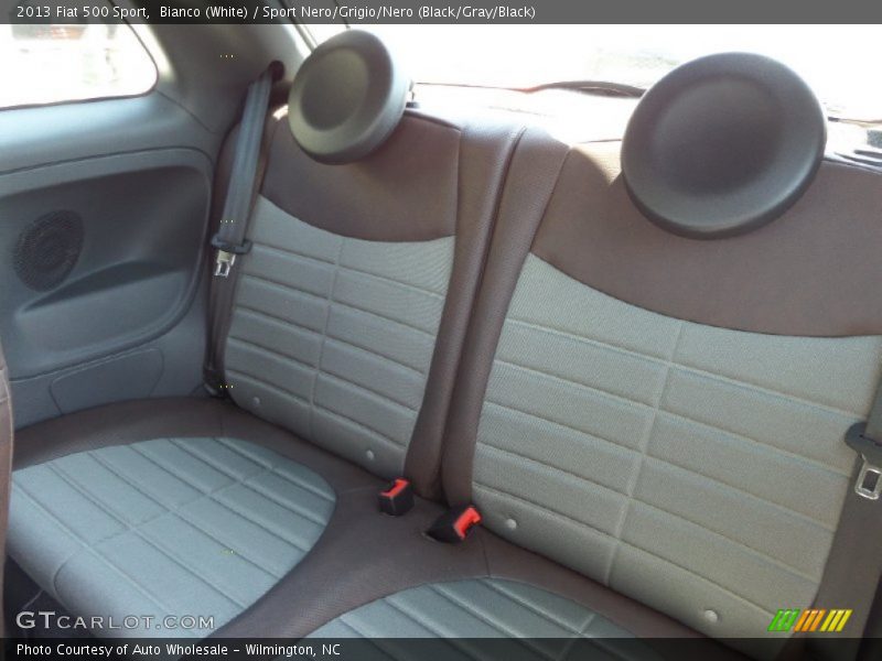 Bianco (White) / Sport Nero/Grigio/Nero (Black/Gray/Black) 2013 Fiat 500 Sport